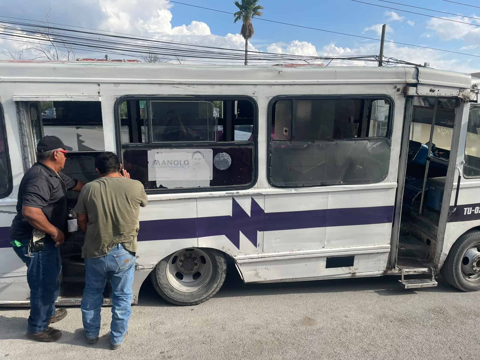 Susto masivo en transporte urbano