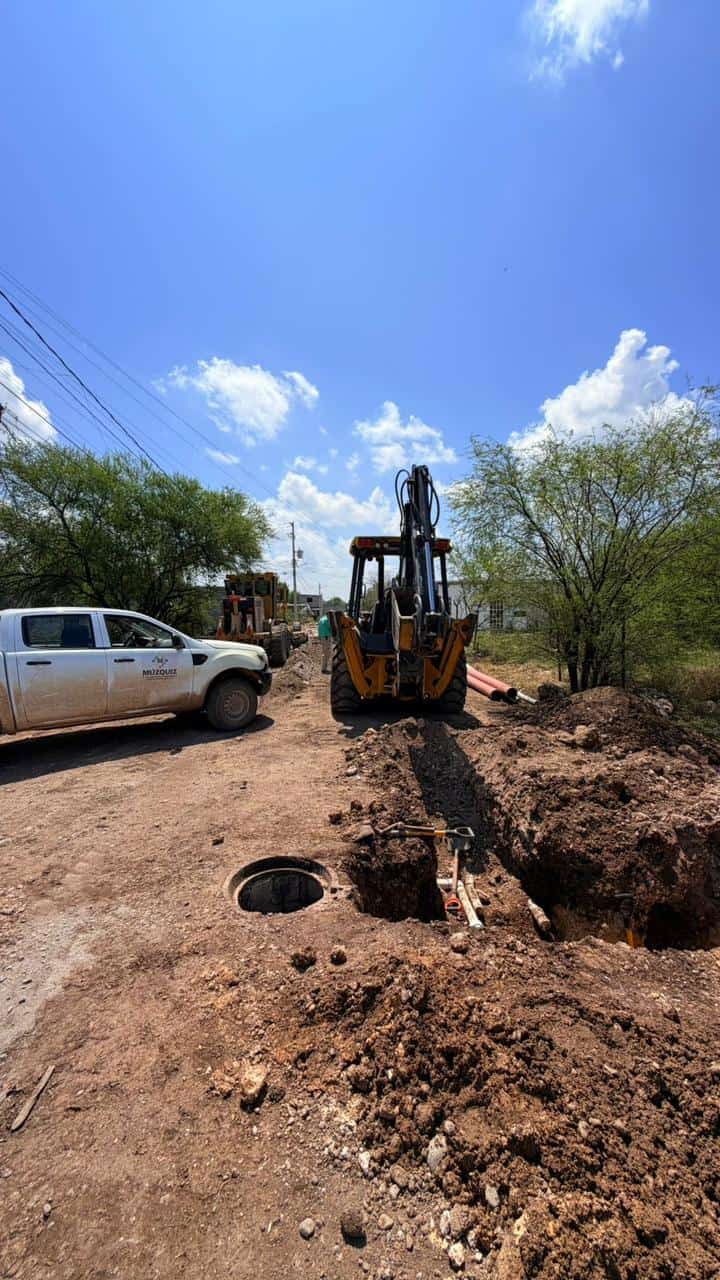 M&uacute;zquiz: Gobierno Municipal supervisa obras en colonia Las Aves