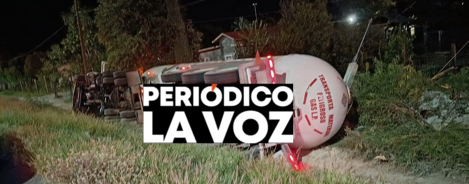Volcadura de pipa de gas en Escobedo moviliza autoridades