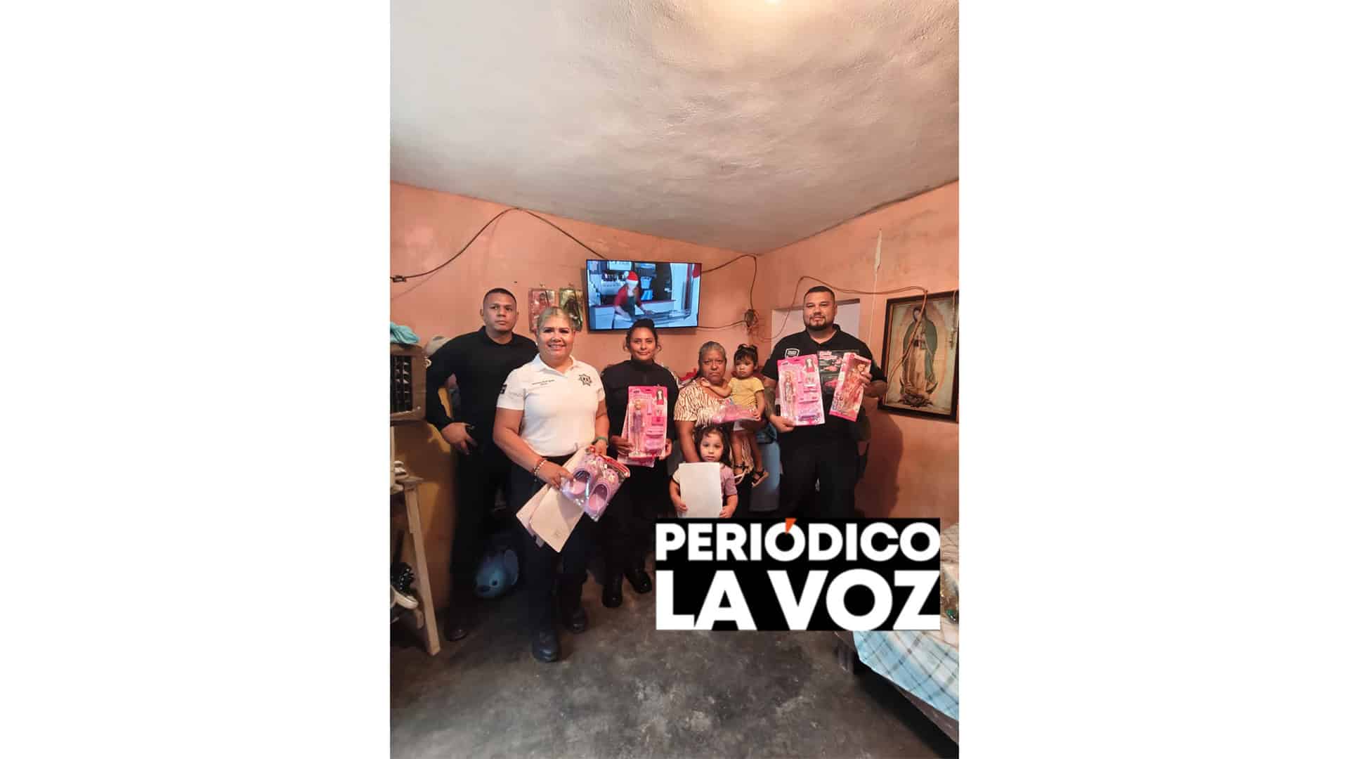 Apoya Seguridad P&uacute;blica Frontera a abuelita a cargo de nietas