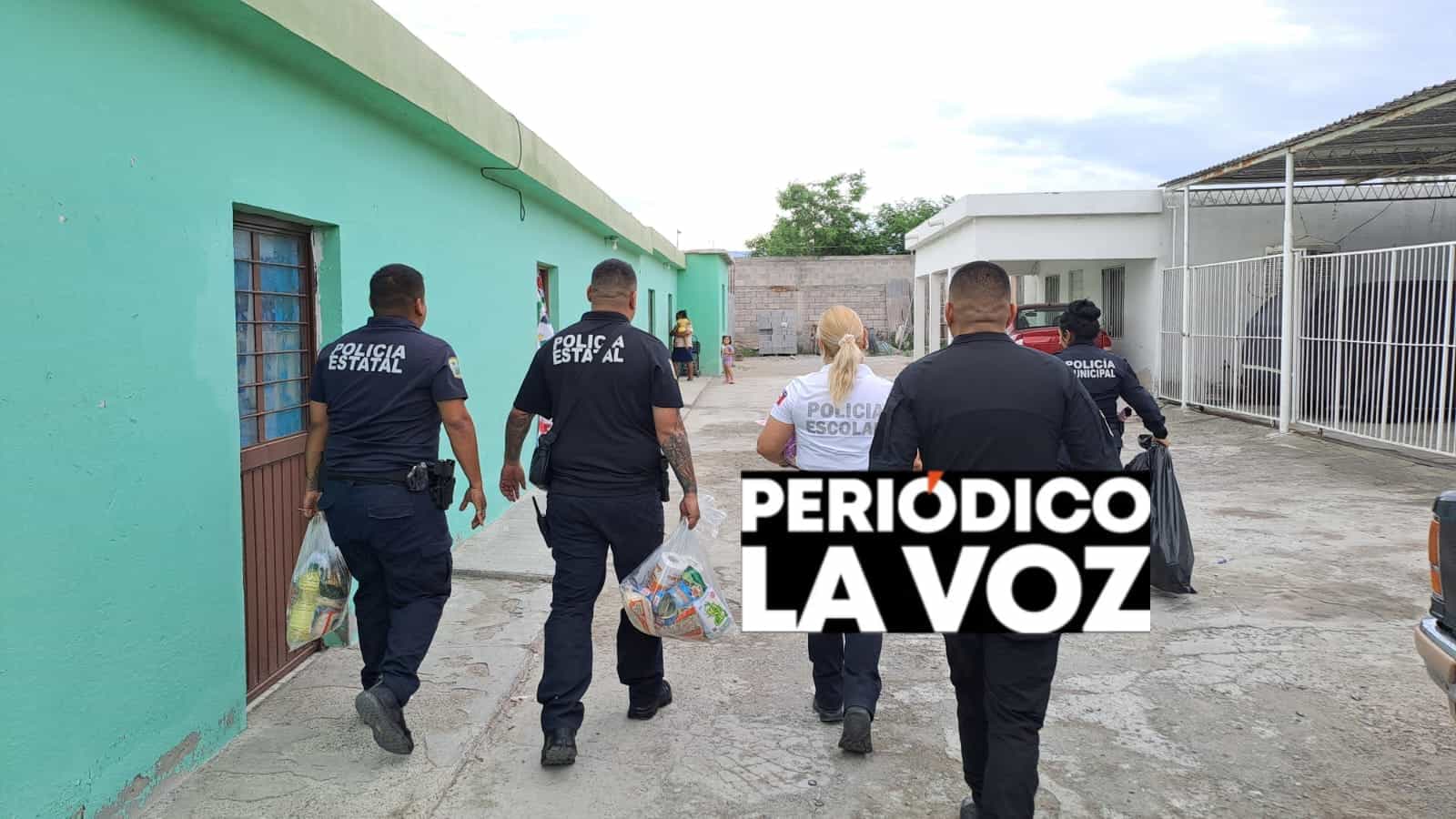 Apoya Seguridad P&uacute;blica Frontera a abuelita a cargo de nietas