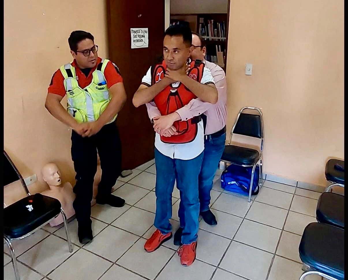 Bibliotecas de Ramos Arizpe reciben capacitaci&oacute;n en primeros auxilios