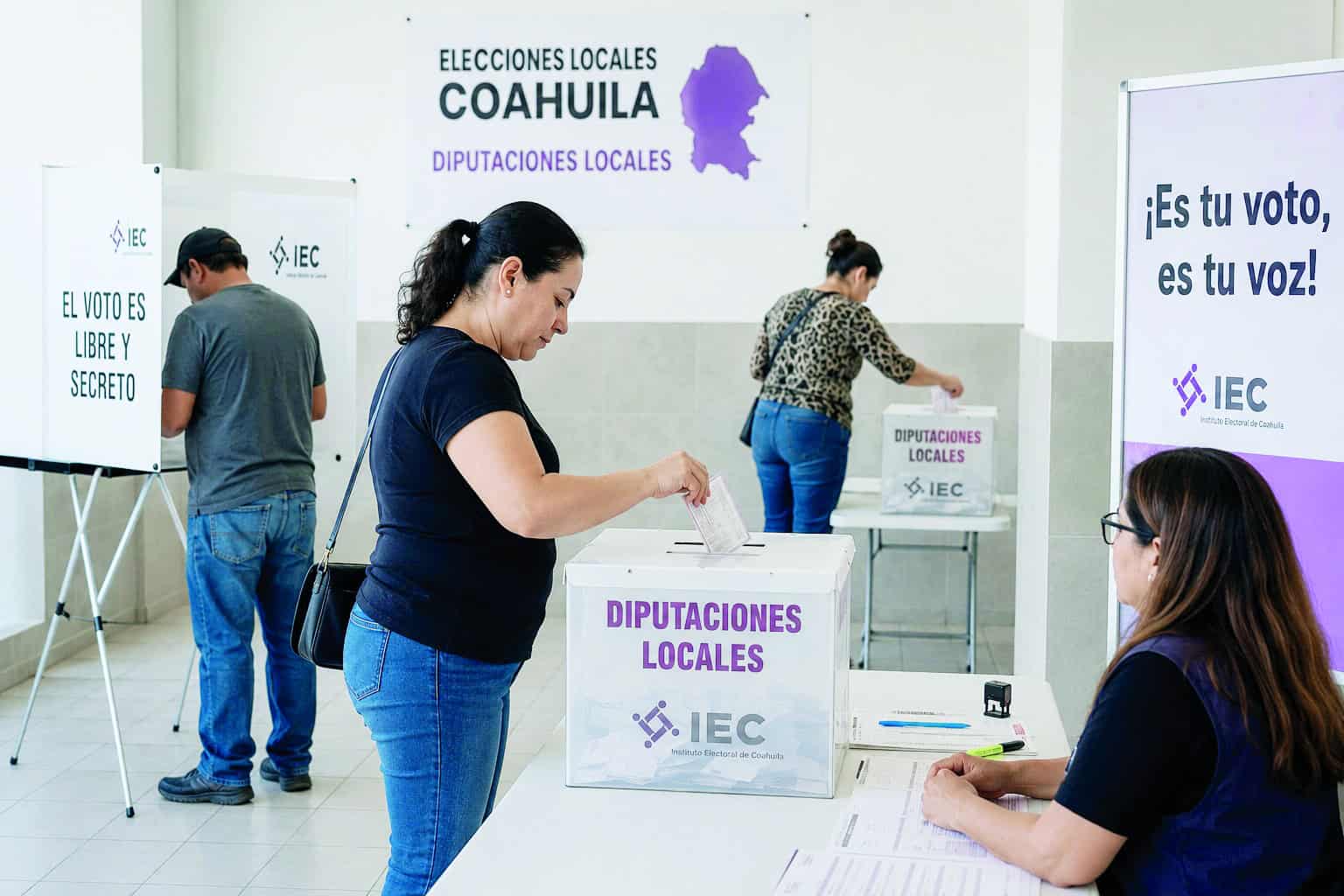 Buscan al menos  un 40% de votantes