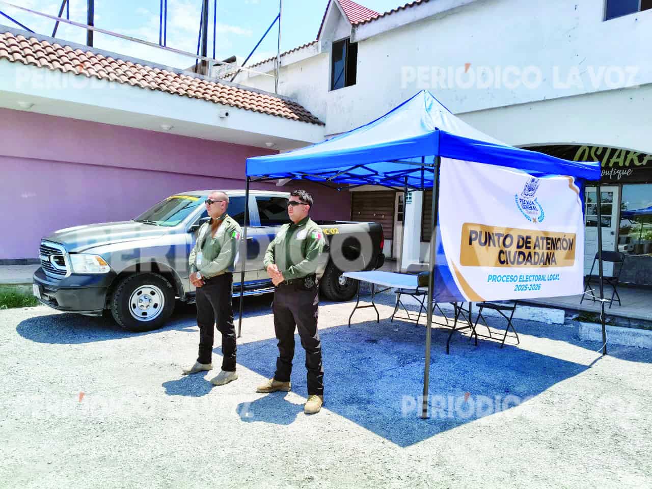 Fiscal&iacute;a blinda elecci&oacute;n Con m&oacute;dulos de vigilancia