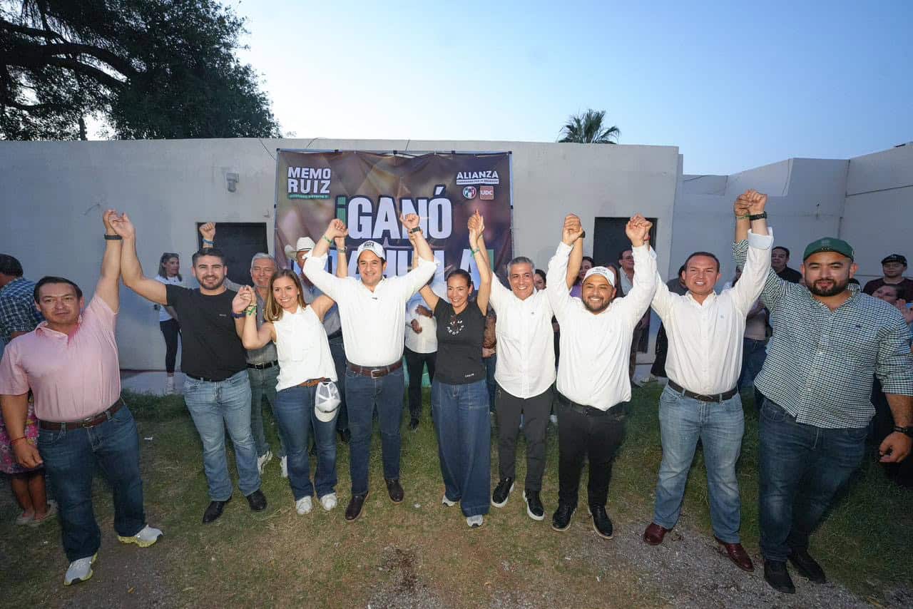 Memo Ruiz celebra triunfo en el Distrito 02 y reafirma compromiso con Piedras Negras
