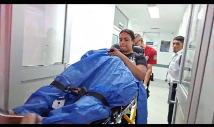 Nace beb&eacute; en plena carretera 30; param&eacute;dicos de Frontera atienden exitoso
