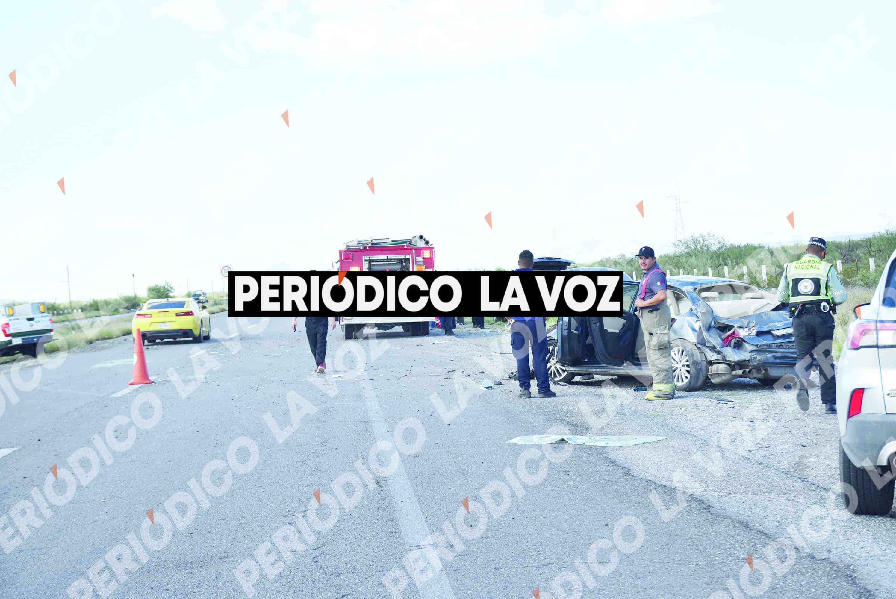 Accidente en Monclova: familia ilesa tras colisi&oacute;n en carretera 57