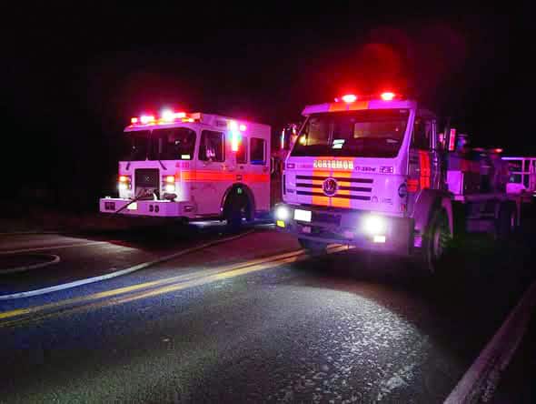 Ramos Arizpe: tractocami&oacute;n con gasolina se incendia