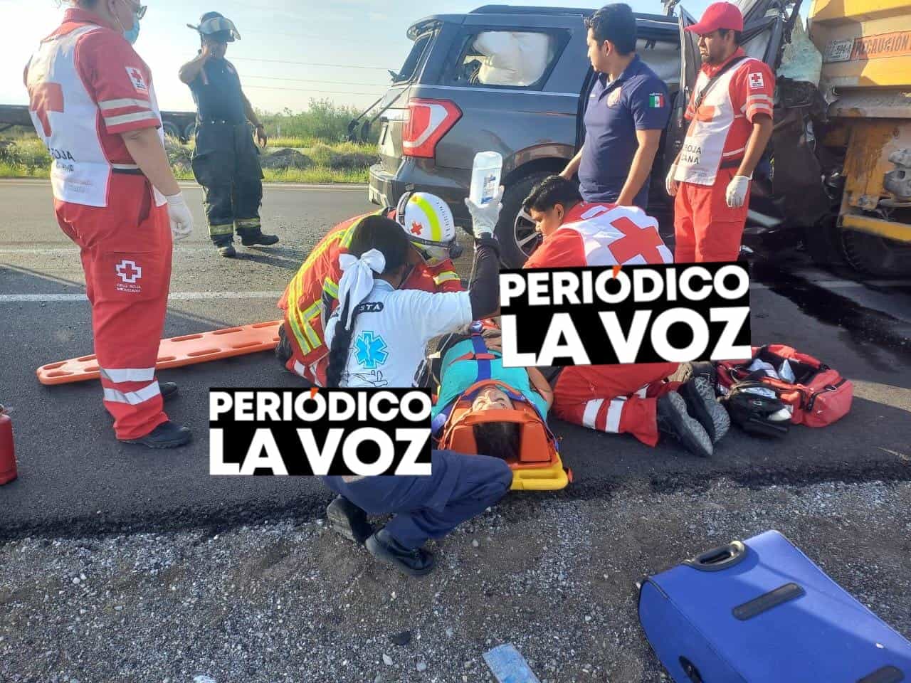 Paisanos mueren tras brutal choque en la 57