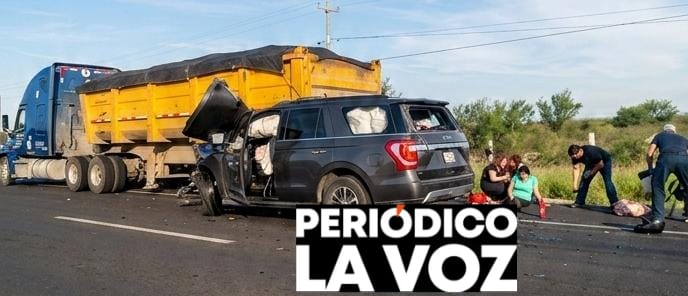 Paisanos mueren tras brutal choque en la 57