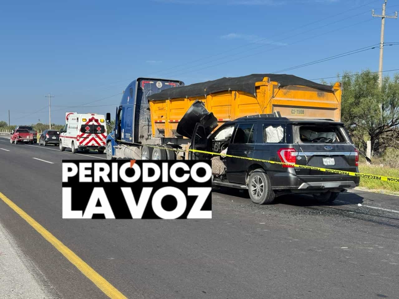 Paisanos mueren tras brutal choque en la 57