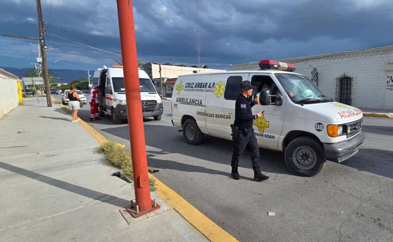 Frontera: Cuatro personas heridas tras choque