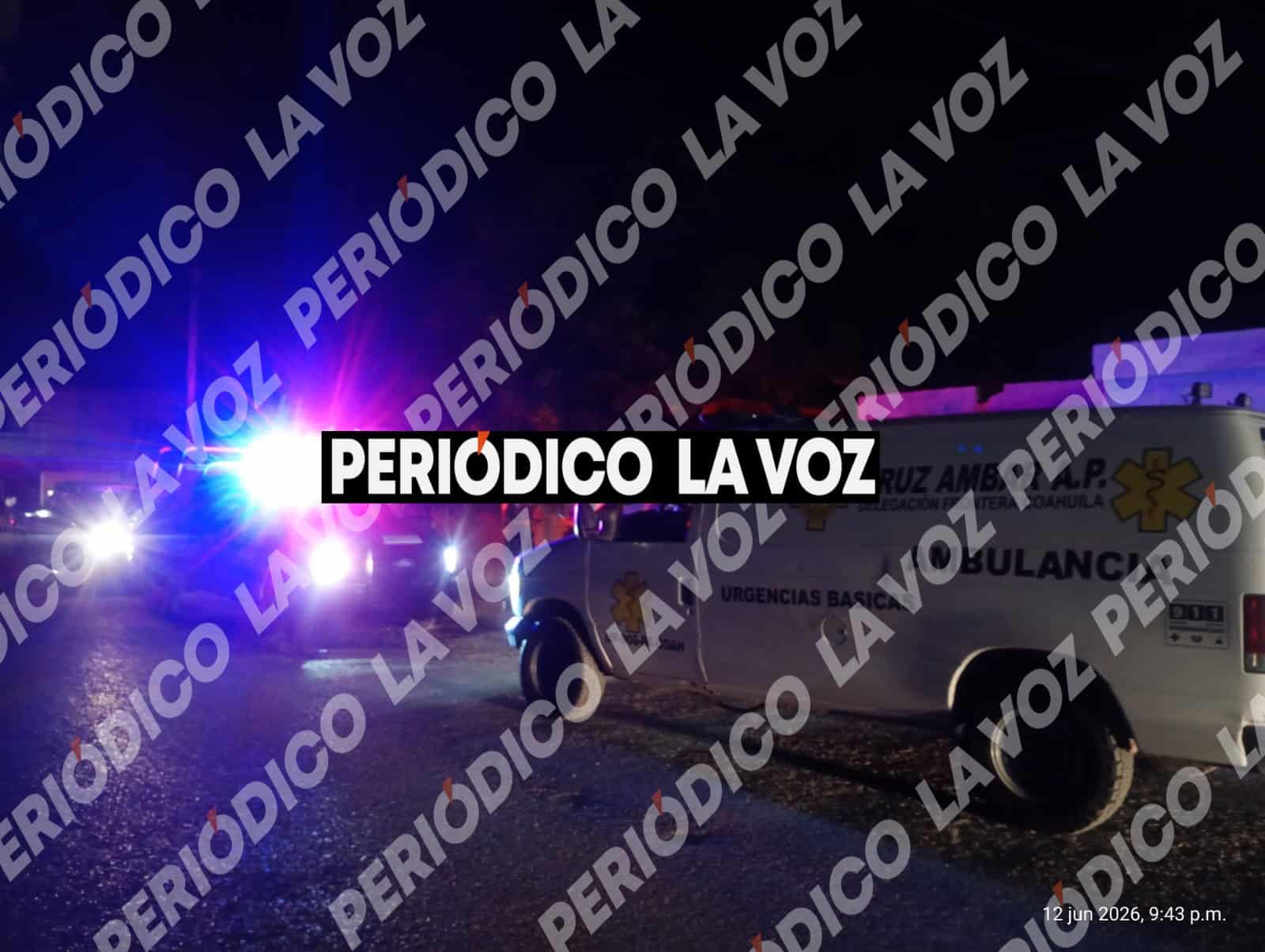 Hermanos lesionados tras accidente de motocicleta en Monclova
