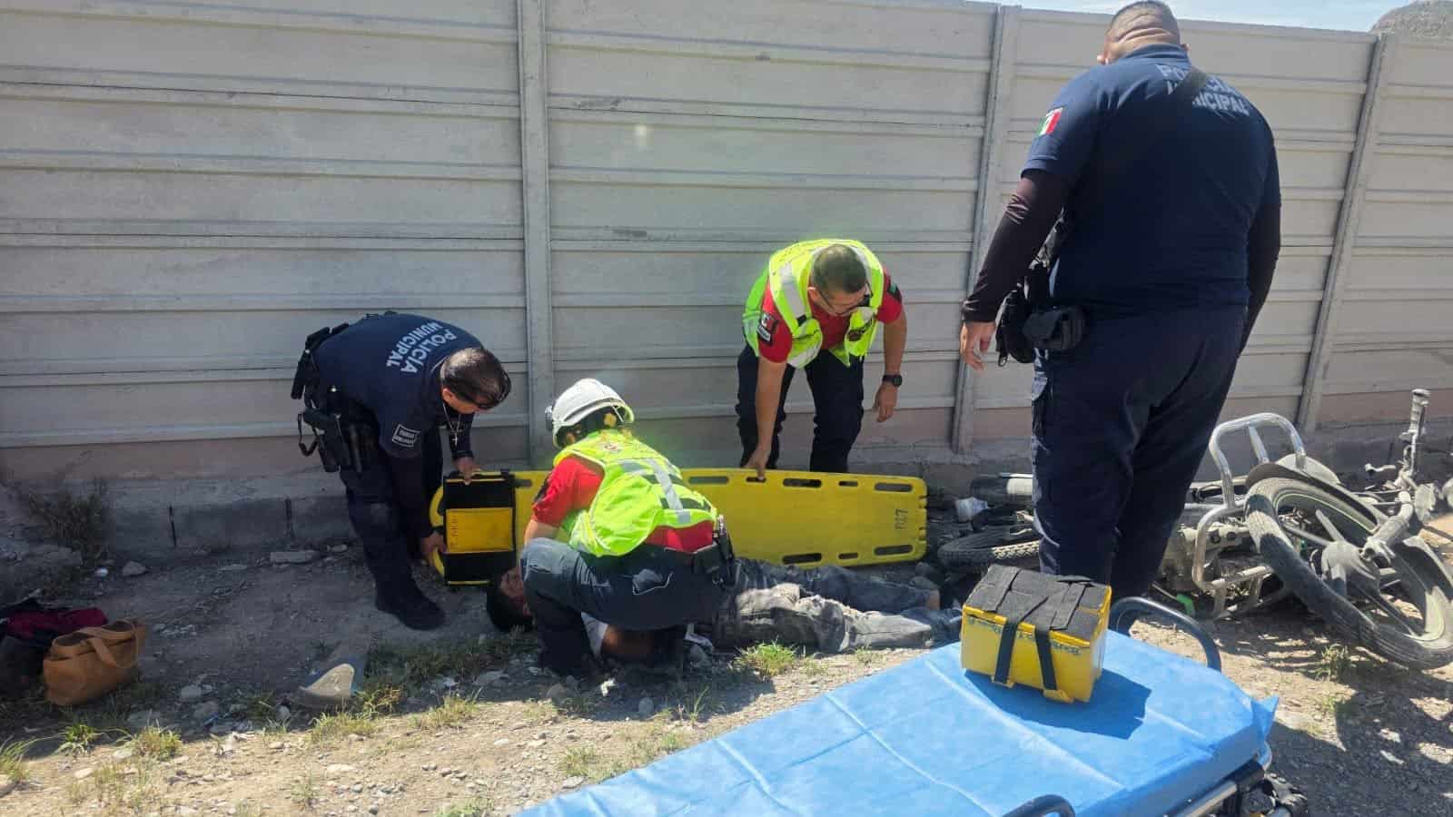 Conductor grave y mujer herida tras accidente en Ramos Arizpe