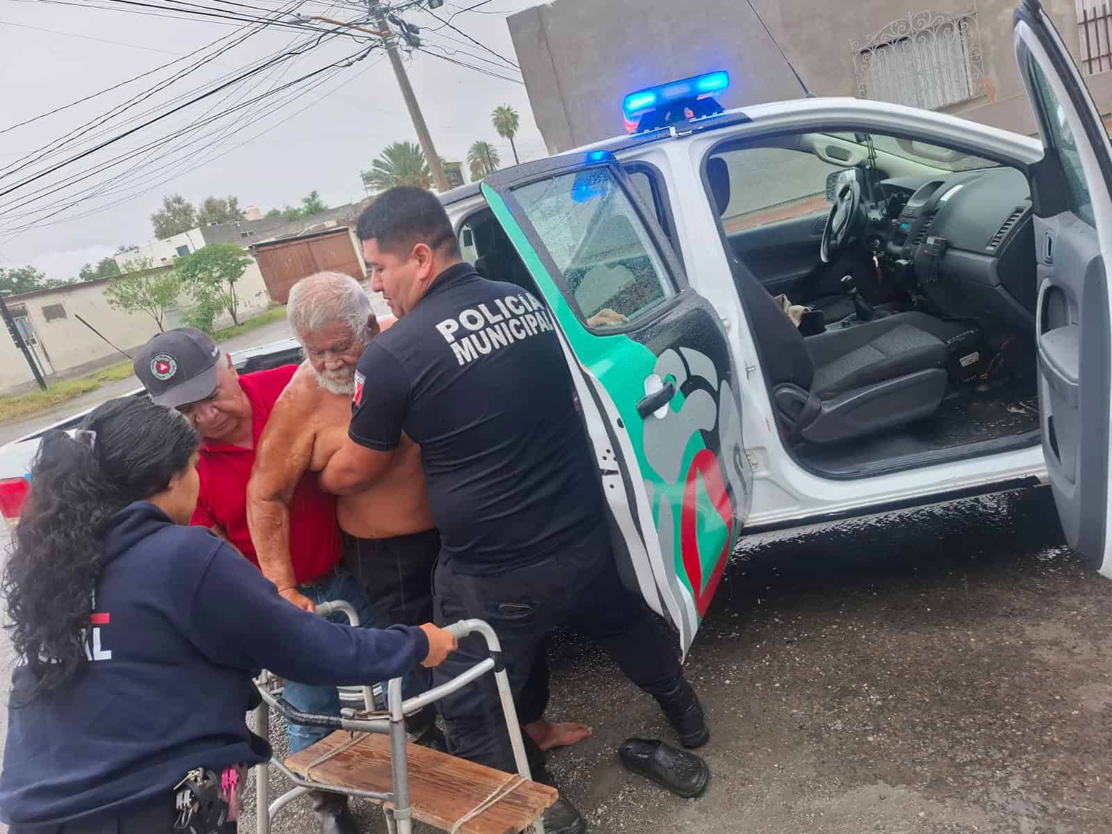 Desbordamiento en Arroyo Frontera: evacuaci&oacute;n preventiva realizada