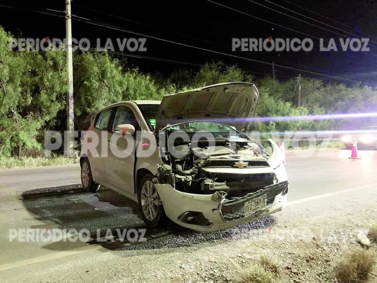 Choque en carretera Federal 30: Juan Jos&eacute; Gonz&aacute;lez y da&ntilde;os materiales