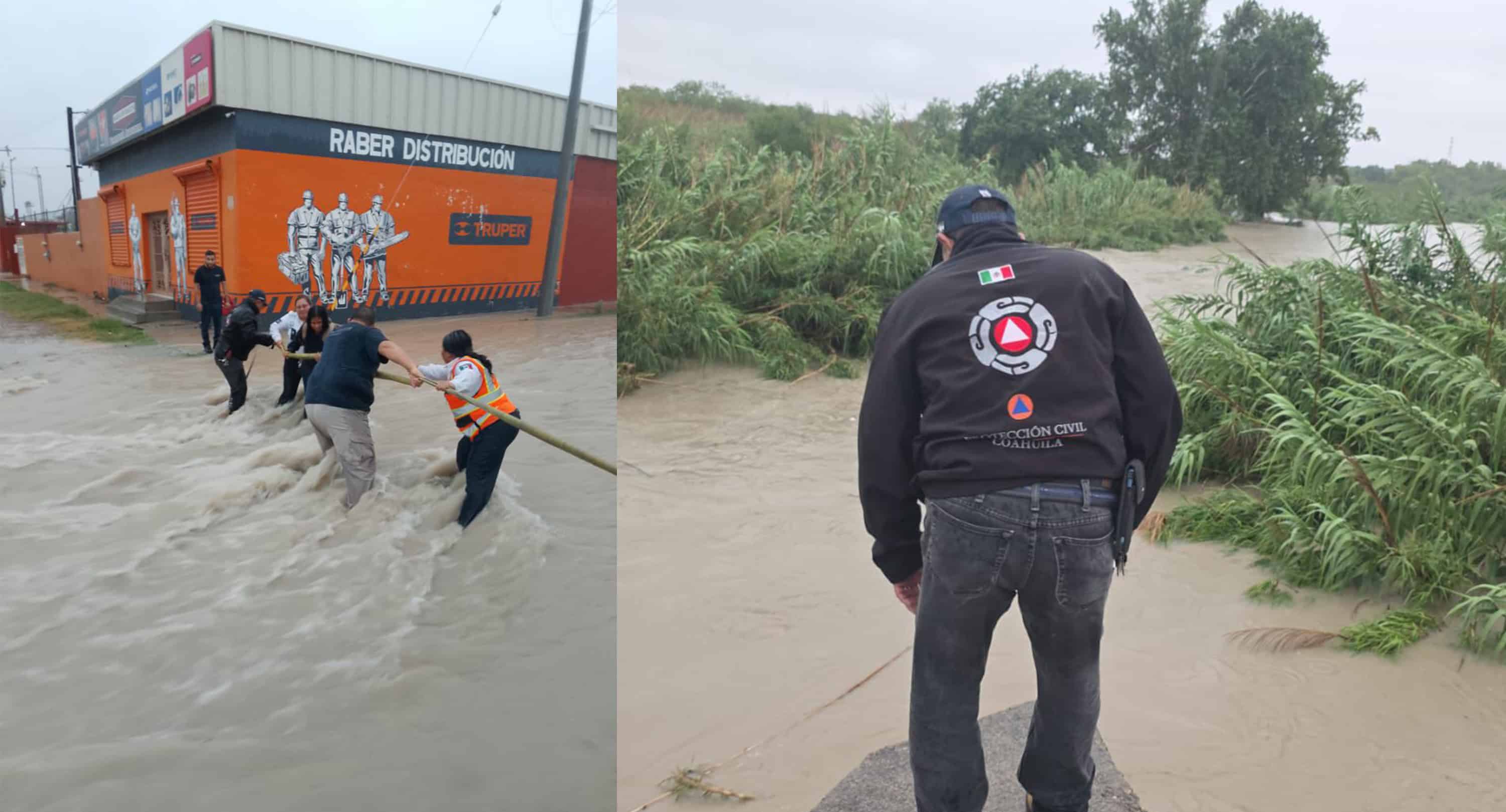 Asume estado contingencia; refuerzan atenci&oacute;n por lluvias en Piedras Negras