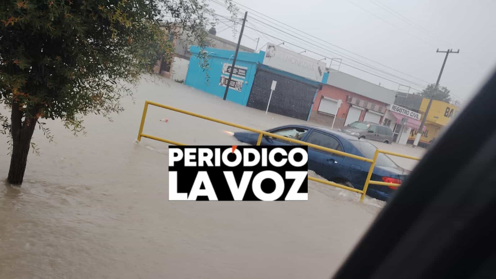 Tromba causa caos en Monclova: escuelas y familias afectadas