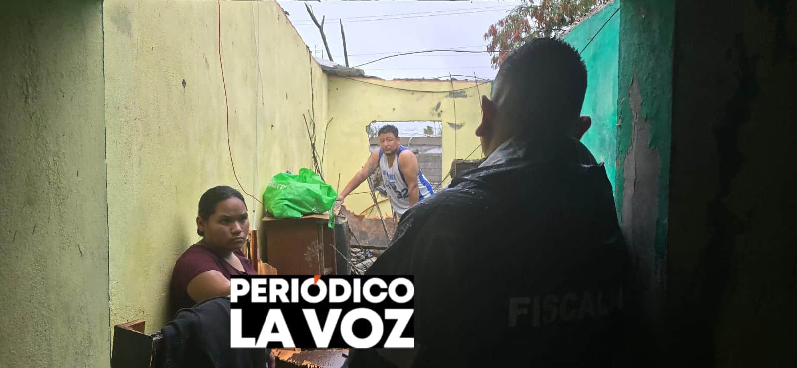 Terror en la Tierra y Libertad: Lluvia les tumba techo