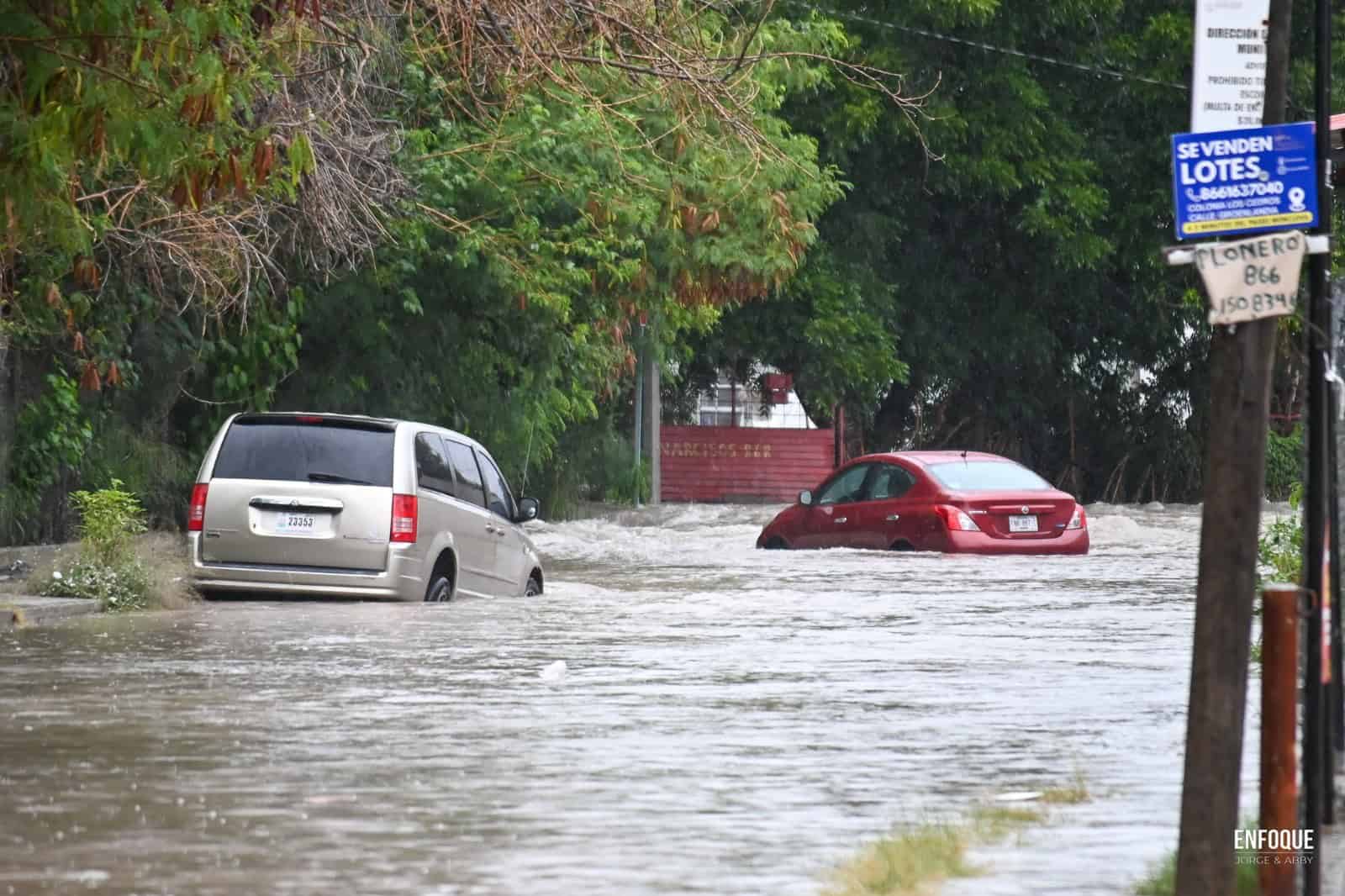 Protecci&oacute;n Civil Monclova responde a inundaciones tras lluvia hist&oacute;rica
