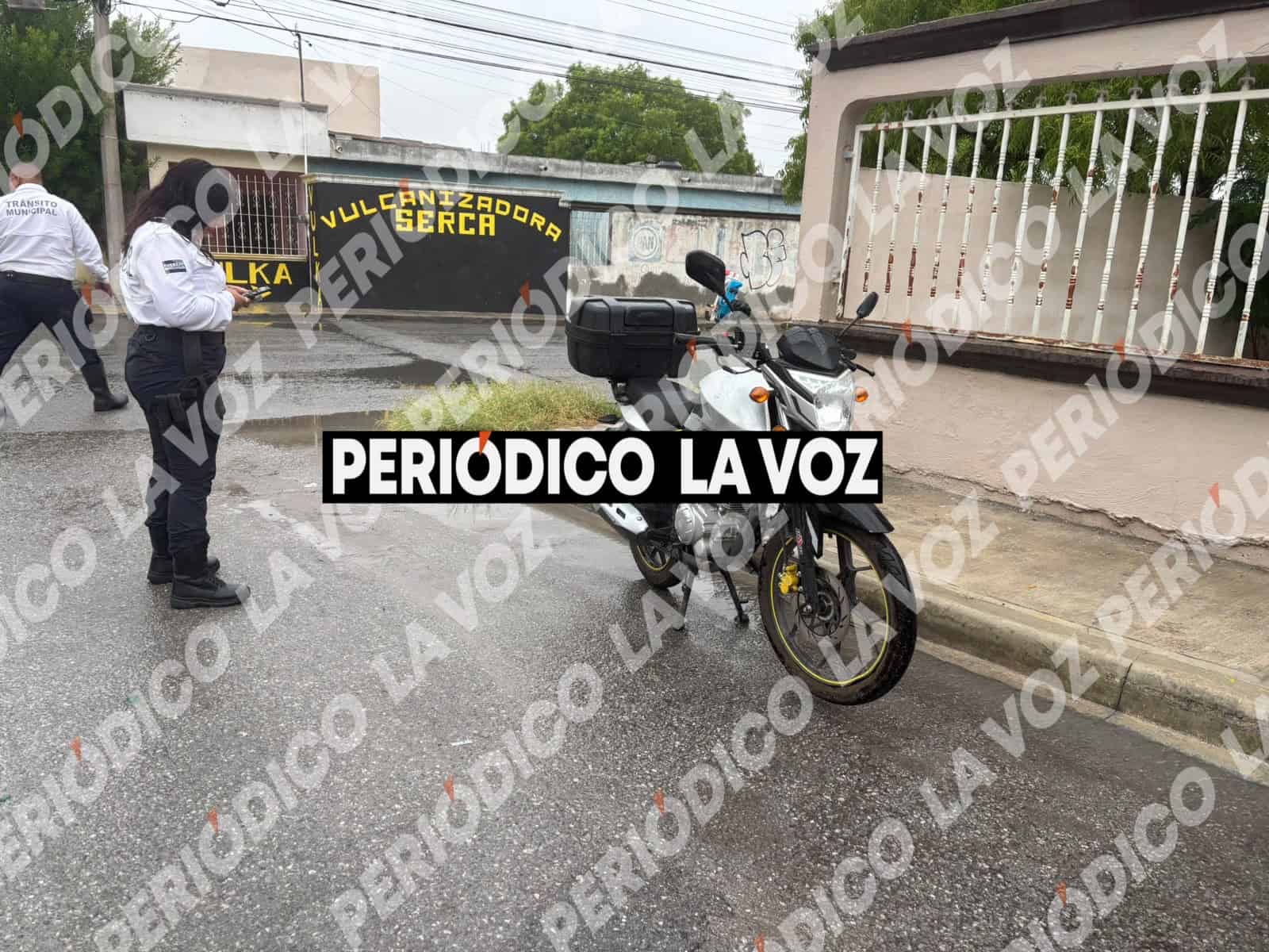 Motociclista Diego resulta lesionado en accidente en Monclova