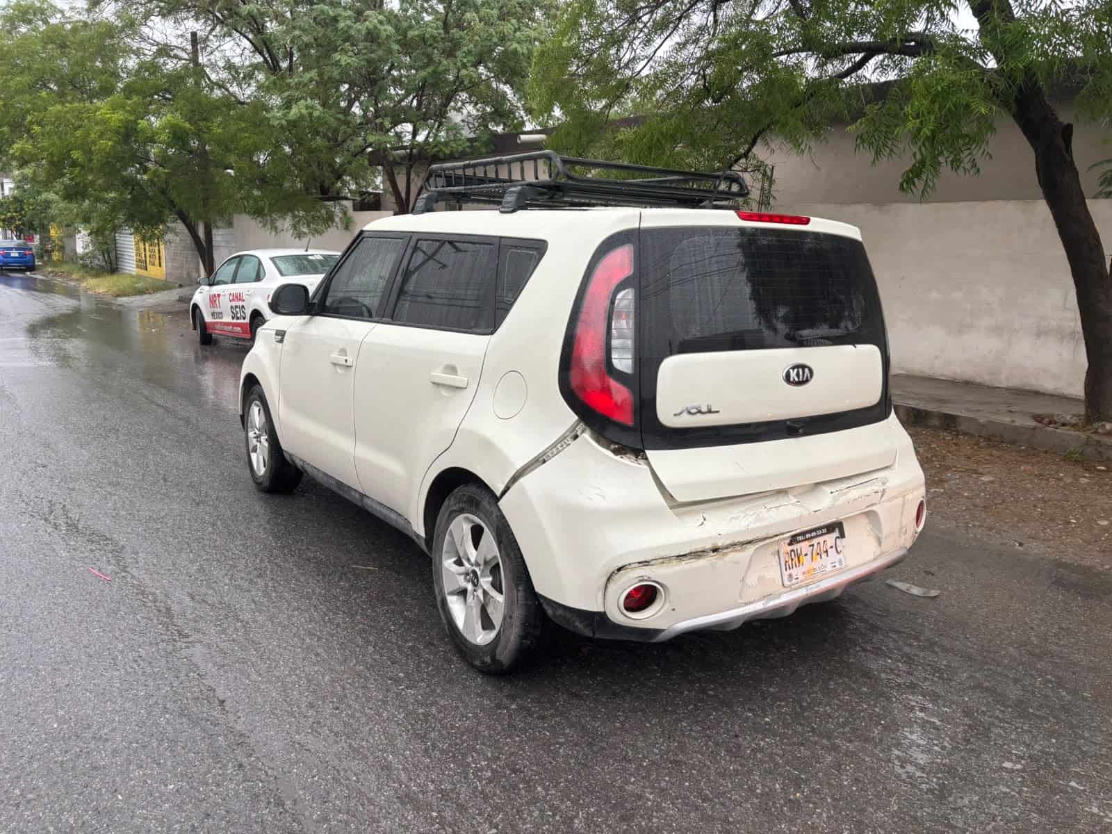 Motociclista Diego resulta lesionado en accidente en Monclova
