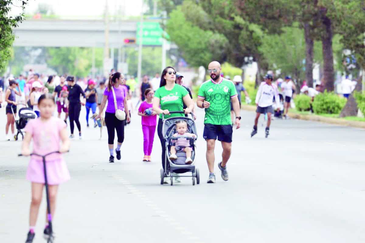Actividades familiares y salud p&uacute;blica en la Ruta Recreativa de Saltillo