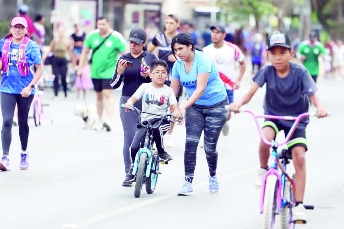 Actividades familiares y salud p&uacute;blica en la Ruta Recreativa de Saltillo