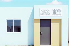 Nuevas viviendas del Bienestar para adultos mayores en Nueva Rosita