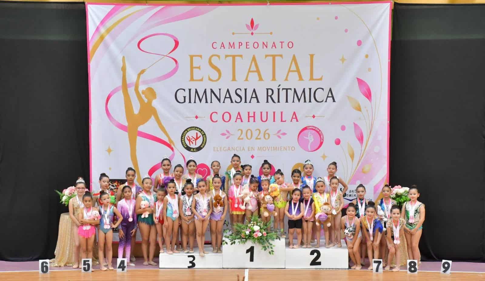 Nava brilla en el Estatal de Gimnasia R&iacute;tmica 2026 con 25 medallas y tres campeonas