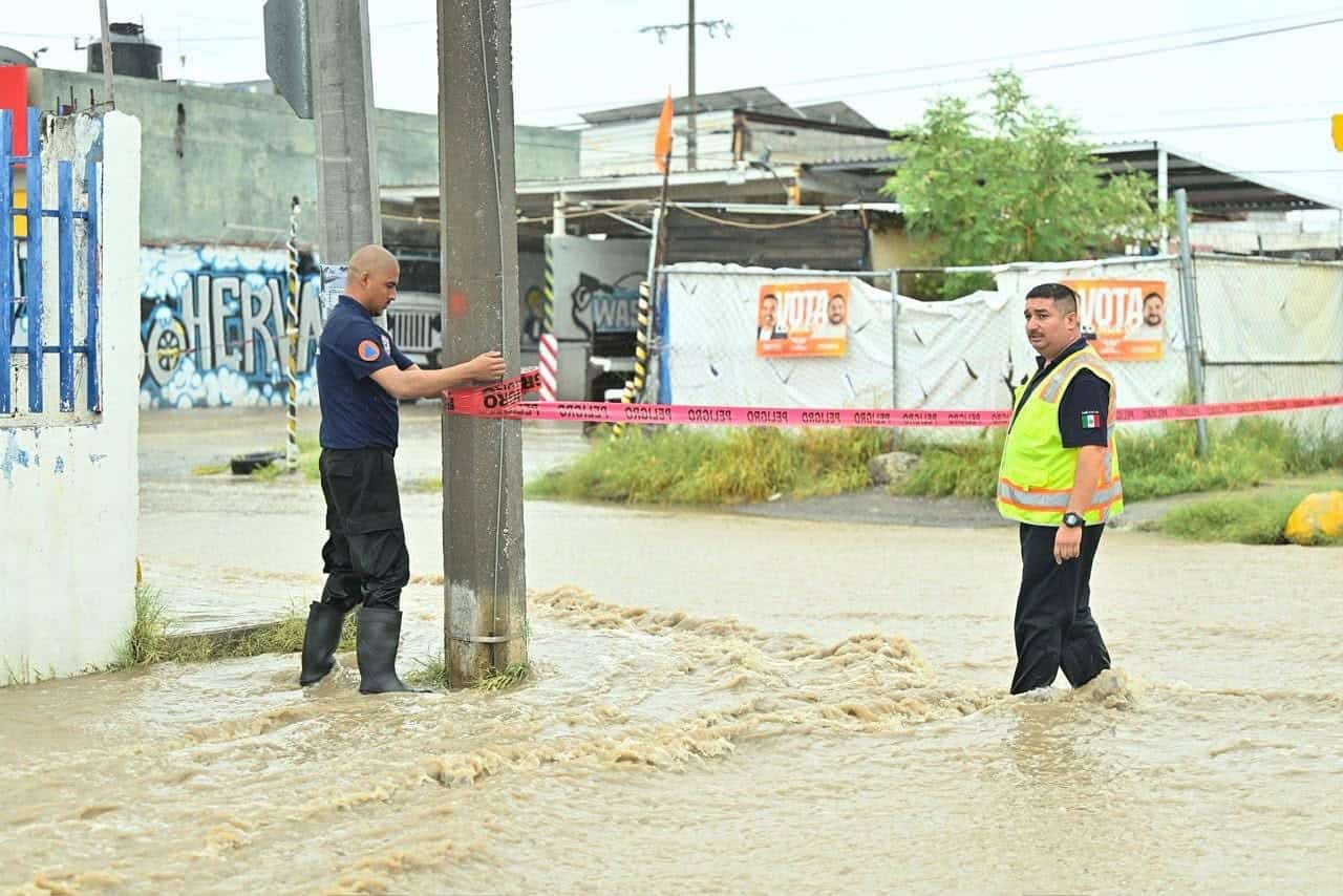 Monclova enfrenta inundaciones tras lluvias de m&aacute;s de 100 mm