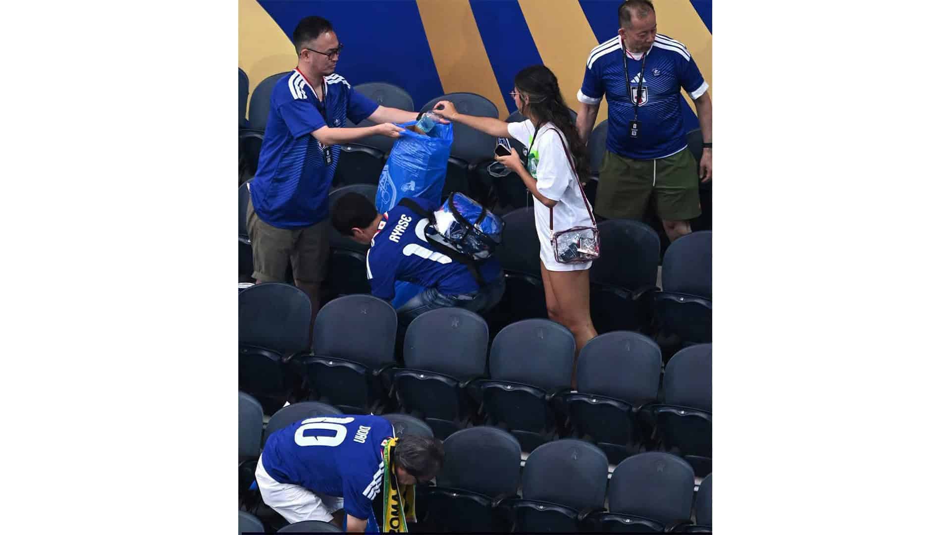 Copa del Mundo: seguidores japoneses destacan por su civismo en Nuevo Le&oacute;n