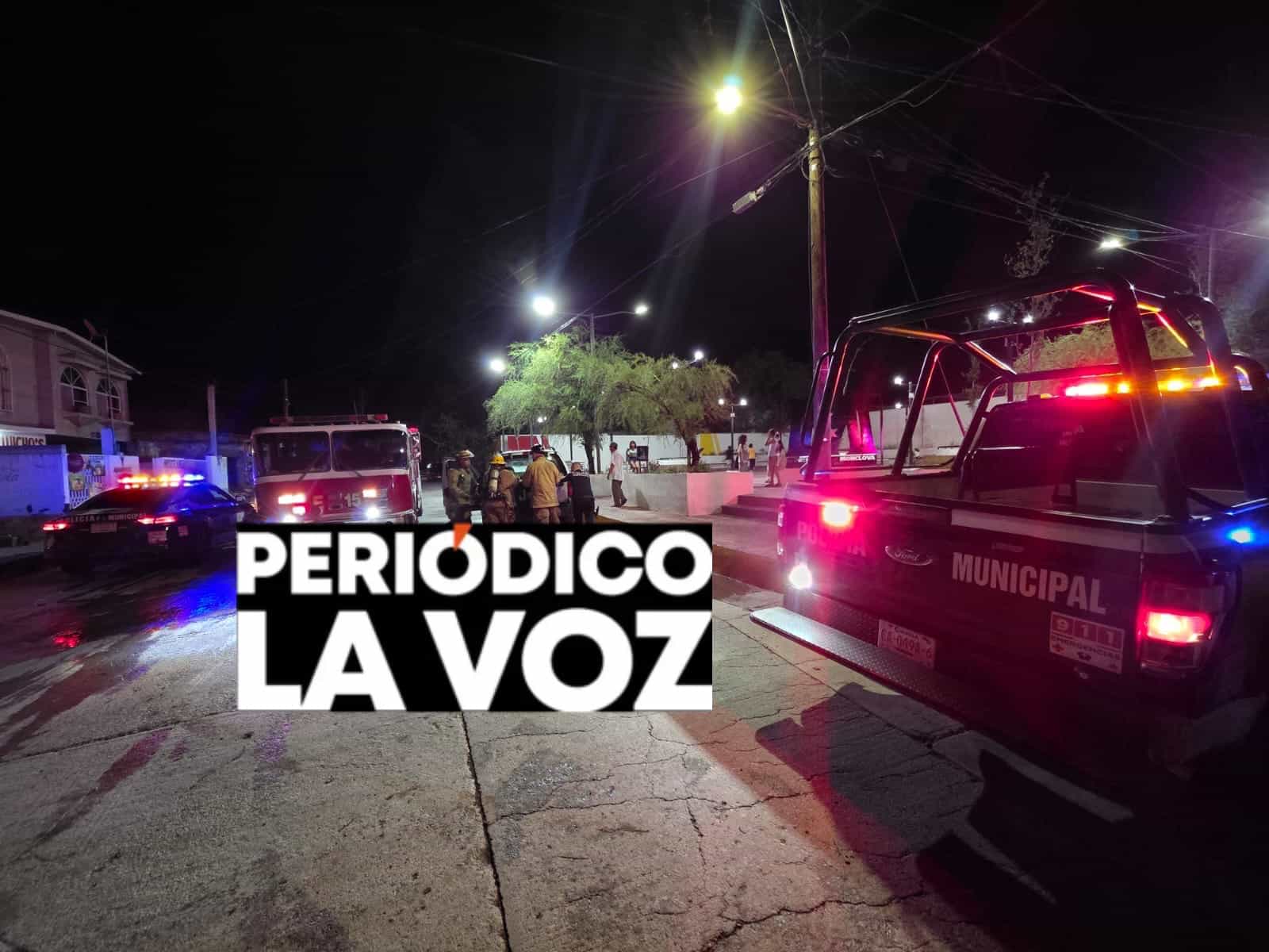 Se quema troca por falla el&eacute;ctrica: Conductora acaba en crisis nerviosa