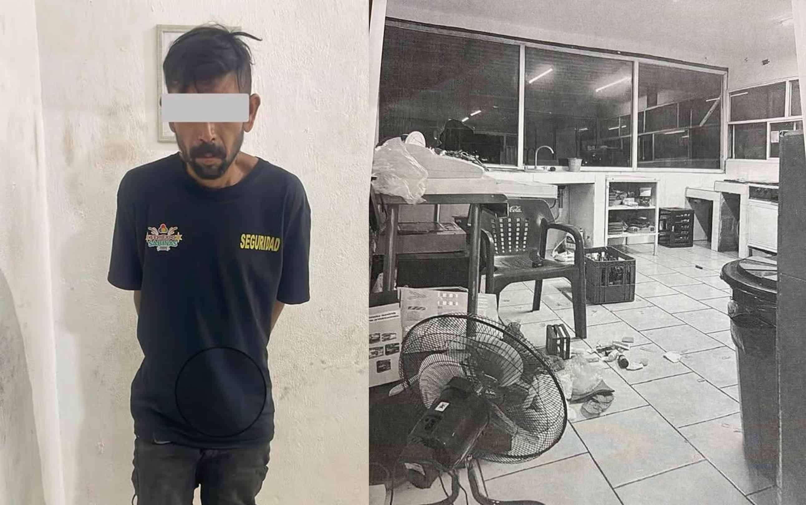 Capturan a presunto ladr&oacute;n del restaurante "Las Isabeles" en Sabinas