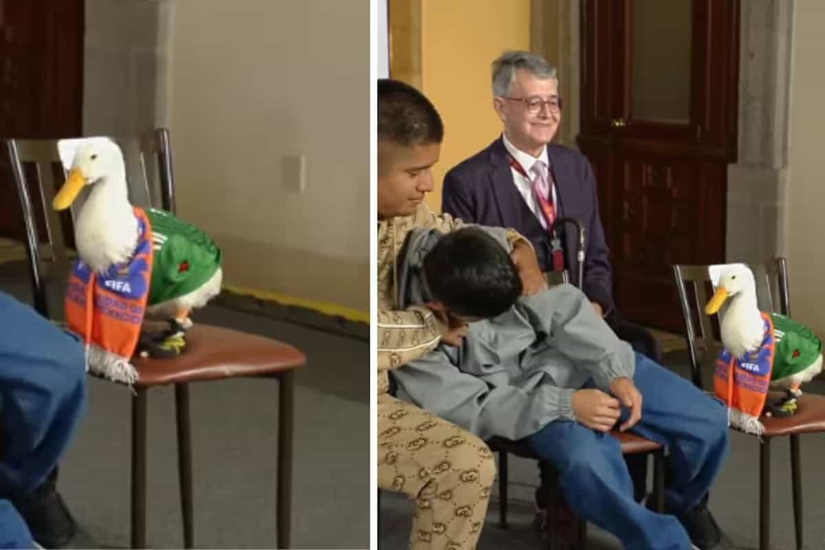 Pato Merl&iacute;n visita la ma&ntilde;anera; Sheinbaum garantiza apoyo a la familia