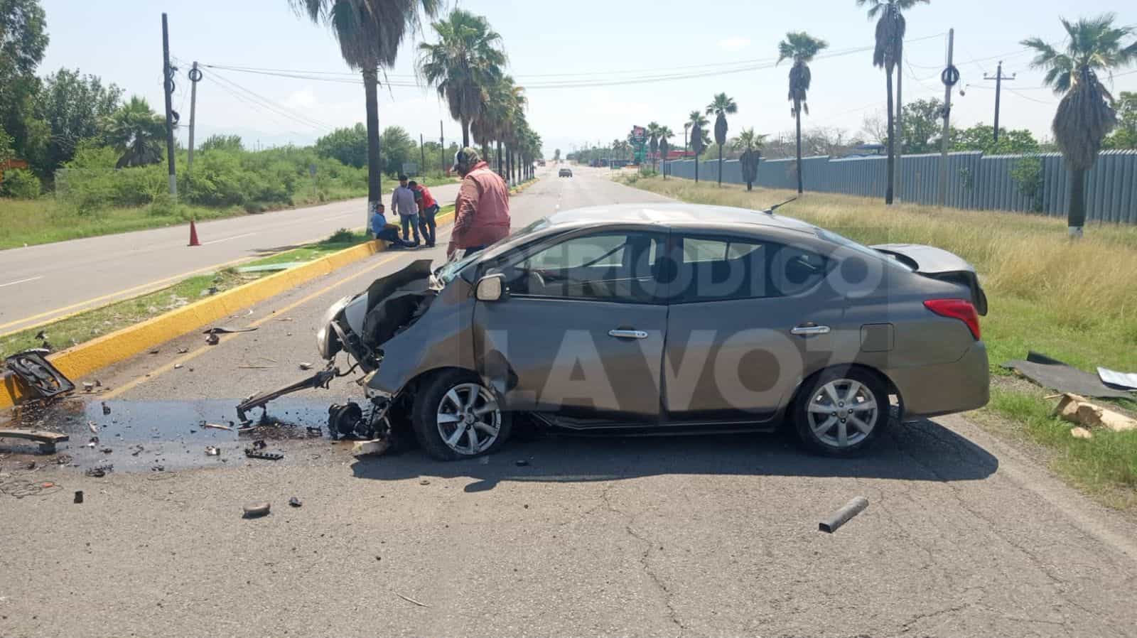 Abuelito dormita al volante Y se impacta en camell&oacute;n