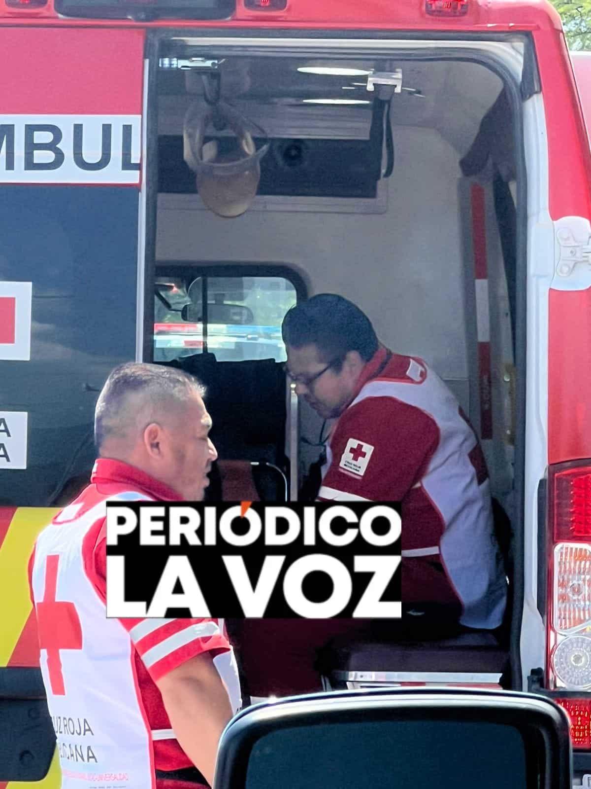 Accidente en Monclova: motociclista herido tras choque con camioneta
