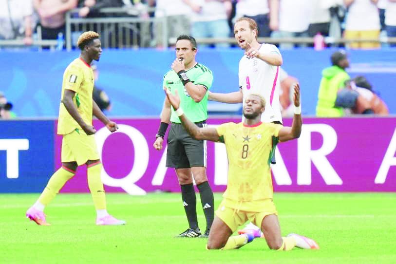 Inglaterra empata sin goles contra Ghana en el Mundial 2026