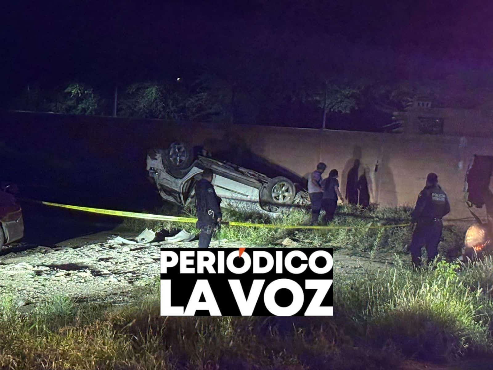 Fallece tras provocar choque y volcadura