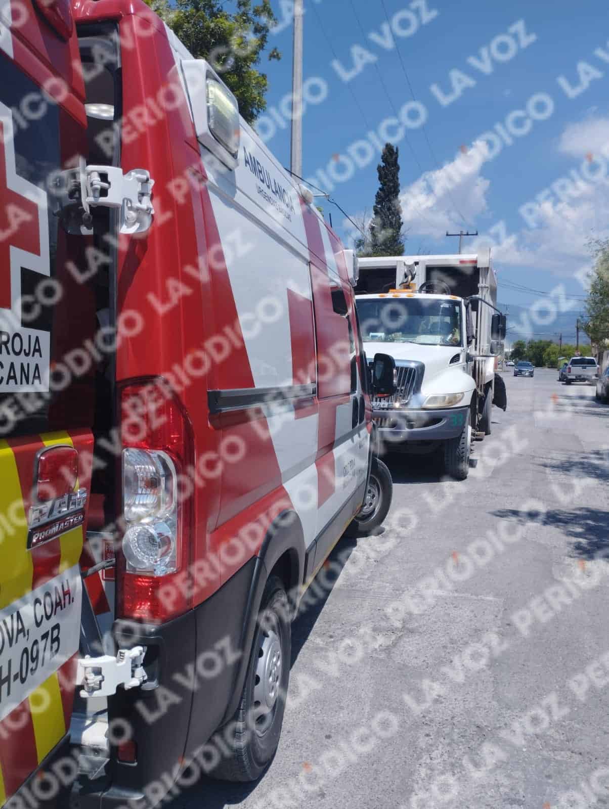 Trabajador de limpieza atropellado en Monclova