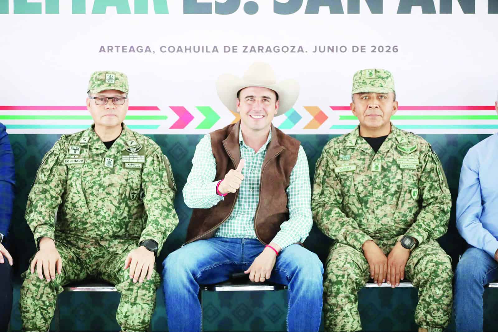 Manolo Jim&eacute;nez entrega nuevo cuartel militar en Arteaga para fortalecer la seguridad