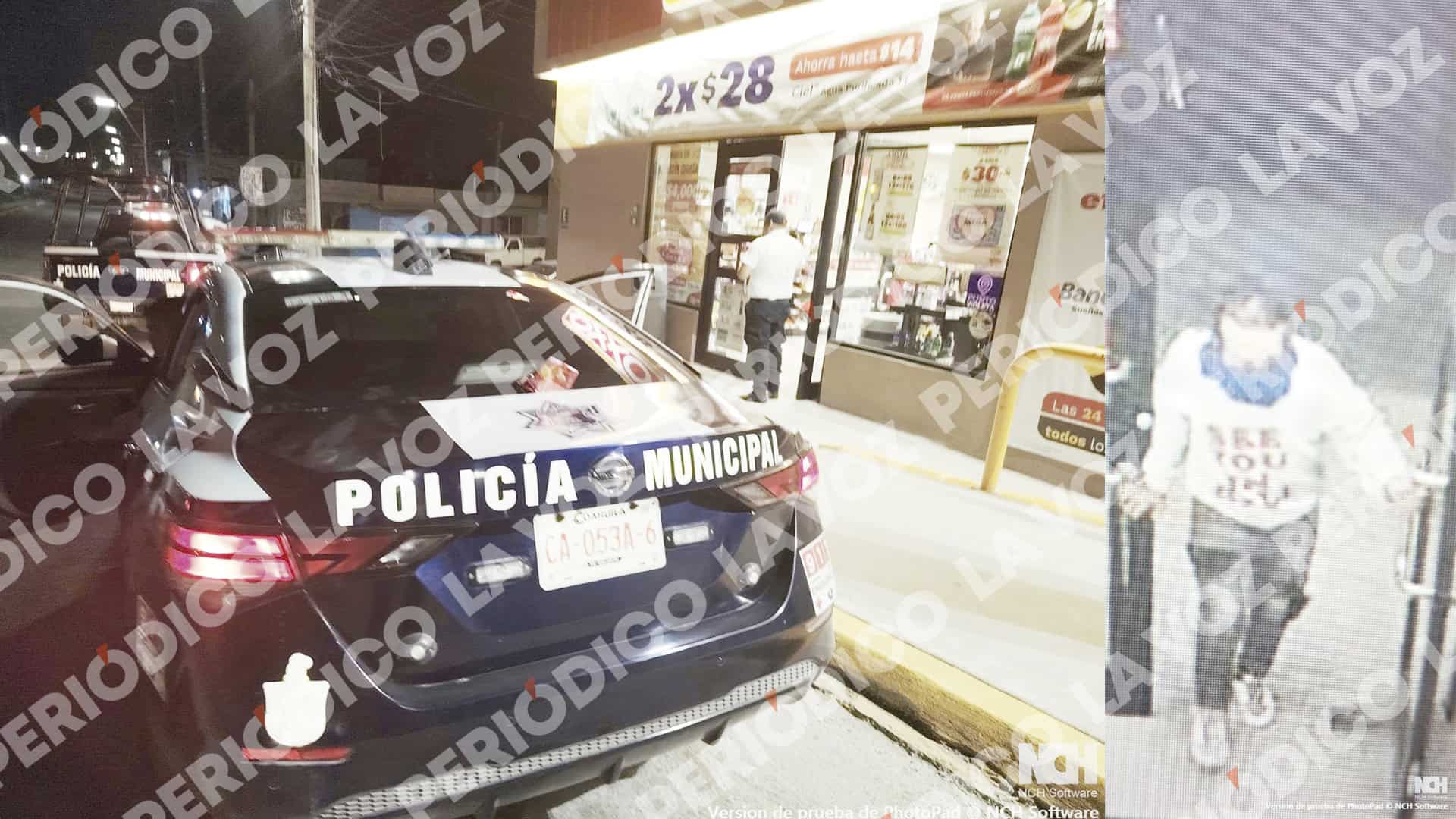 Hombre asalta tienda de conveniencia en Monclova: Escapa con dinero