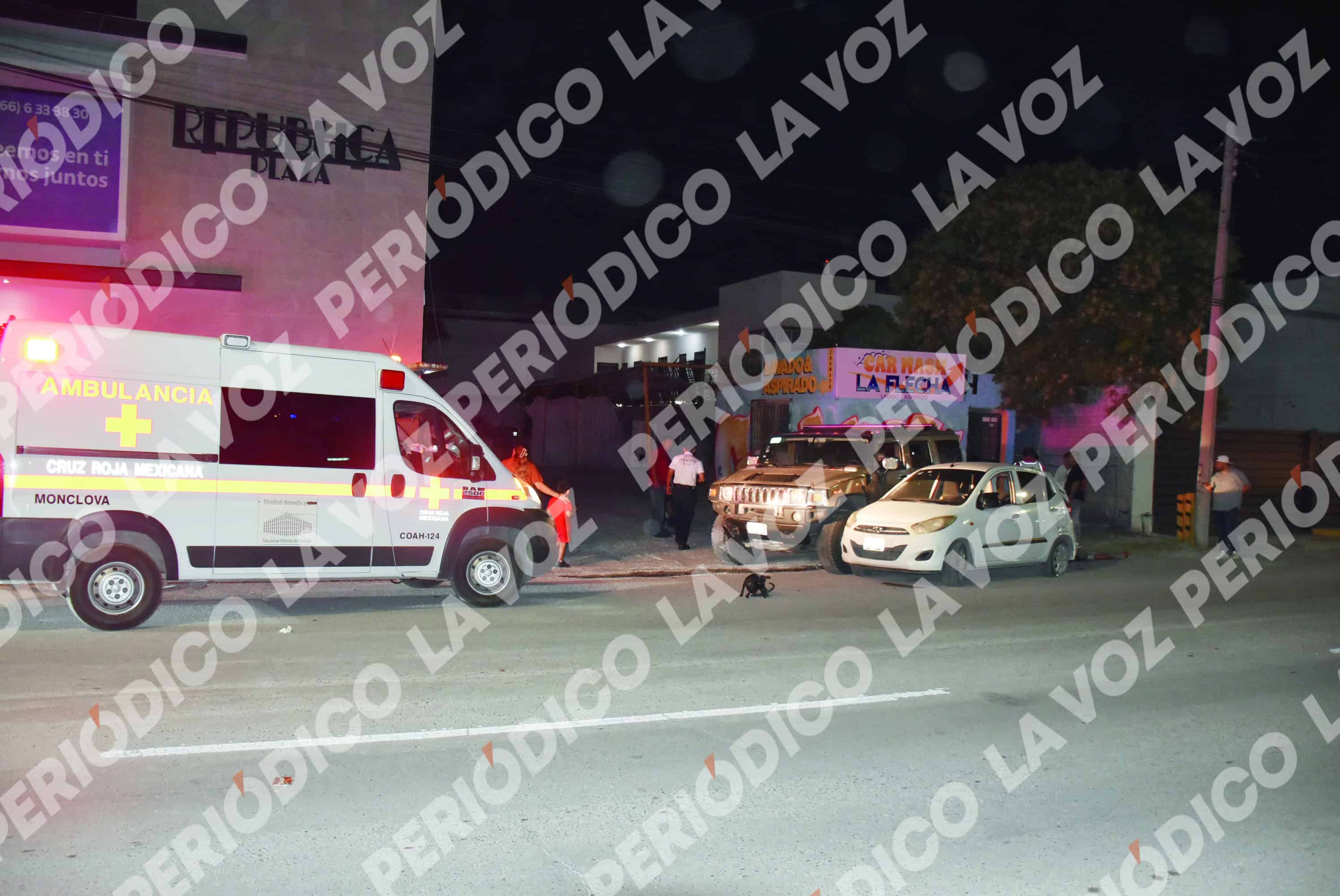 Accidente en Monclova: un lesionado en el bulevar Ju&aacute;rez