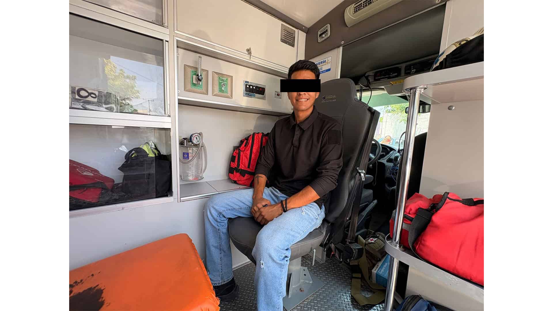 GPS de ambulancia desmantela el falso hero&iacute;smo del param&eacute;dico