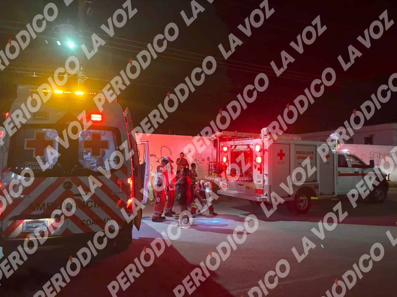 Se le atora dedo en amortiguador