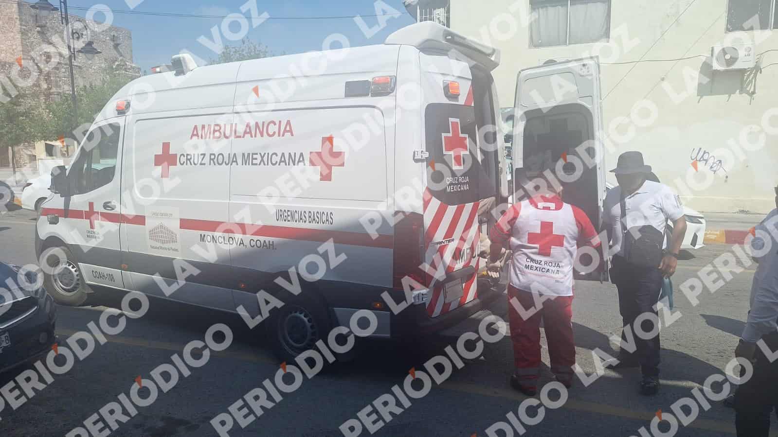Dos motociclistas lesionados tras accidente en Monclova