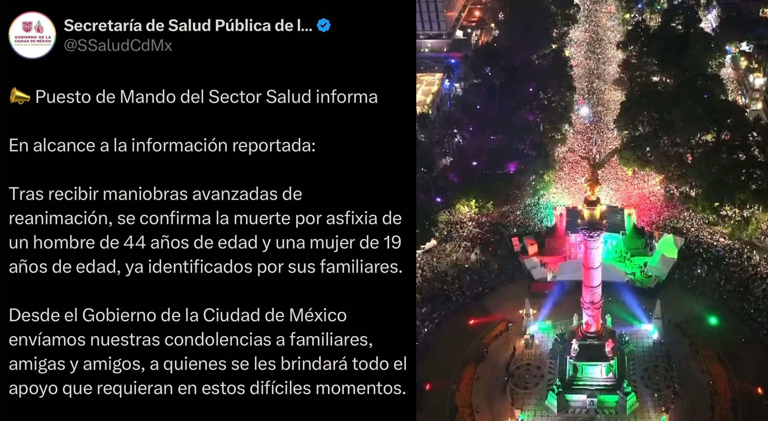 Tres muertes por asfixia en festejos de selecci&oacute;n mexicana en CDMX