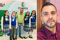 Se unen en oración por la salud del profesor monclovense Jesús Peña Betancourt en Ocampo