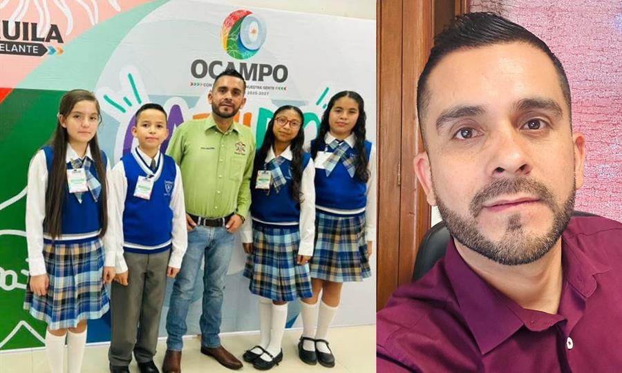 Se unen en oración por la salud del profesor monclovense Jesús Peña Betancourt en Ocampo