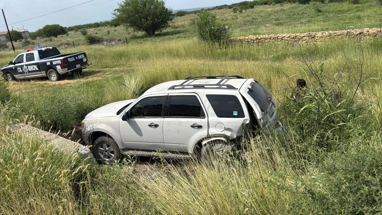 Choque en carretera estatal 20: una joven herida en M&uacute;zquiz